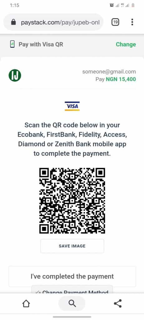 How Can I Get JUPEB Form - Pay With Visa QR