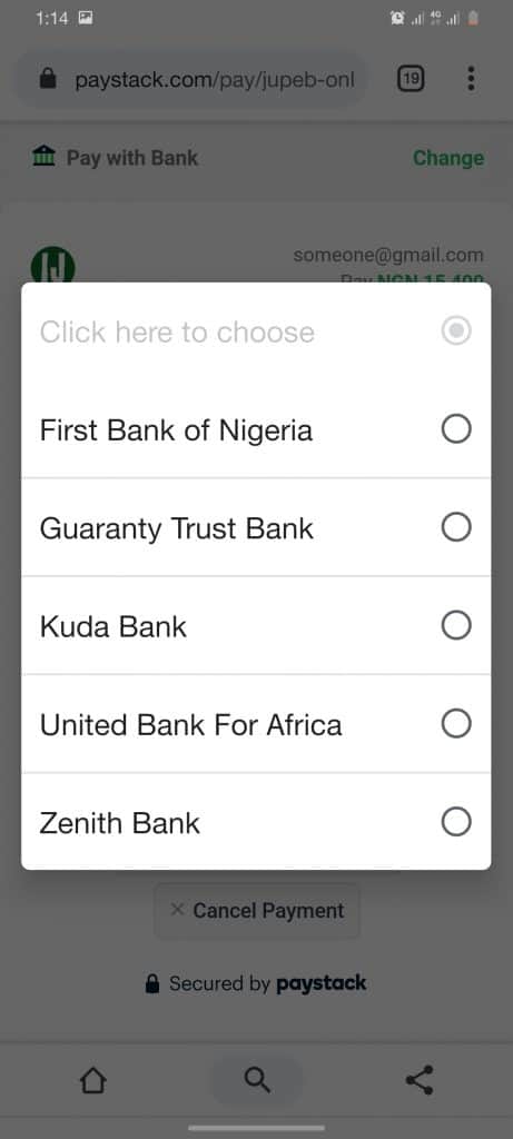 How Can I Get JUPEB Form - Select Bank